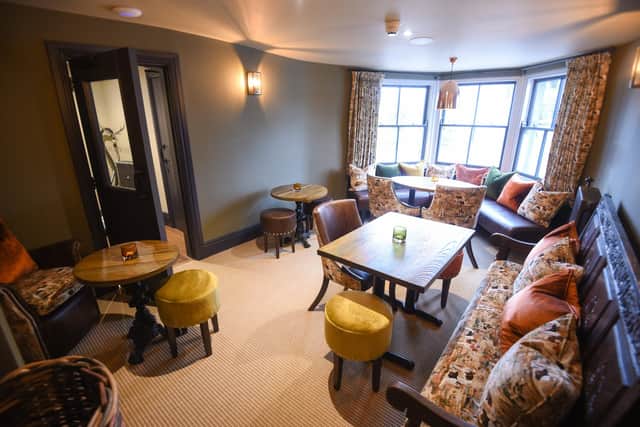The newly-refurbished bar area at Ye Horns Inn at Goosnargh