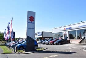 The newly opened Chapelhouse Suzuki car dealership at Preston New Road, Blackpool