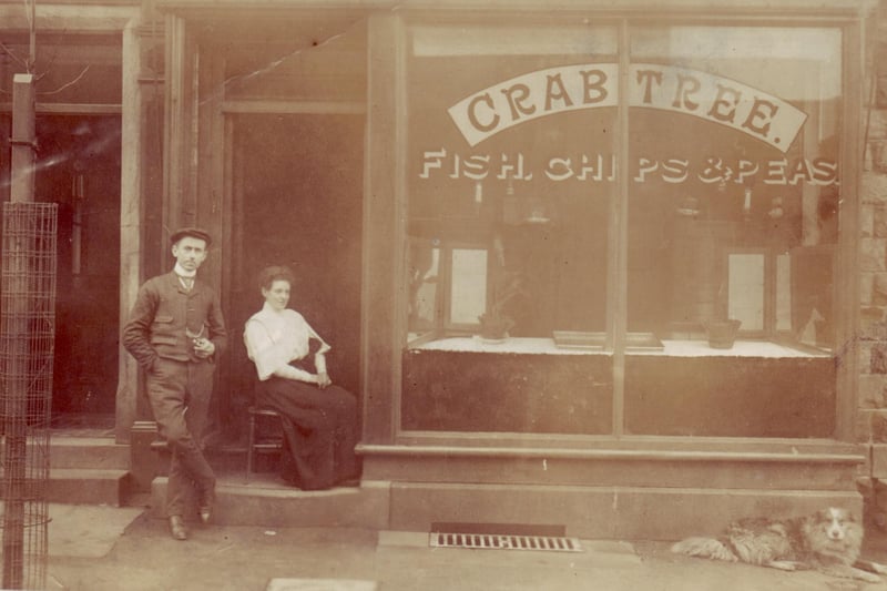 The Crabtree fish & chip shop which was in Pedder Street, Morecambe.