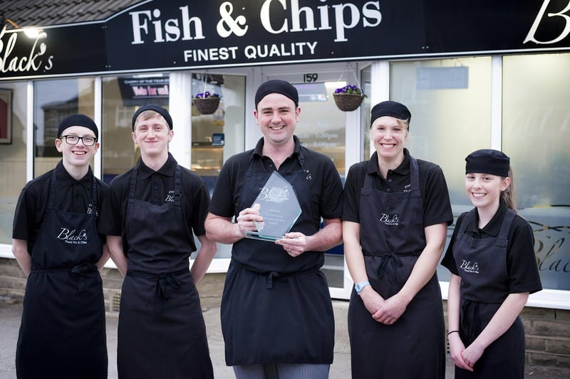 Black’s Fish & Chips in Halton won Lancaster Guardian Chippy of the Year in 2018.