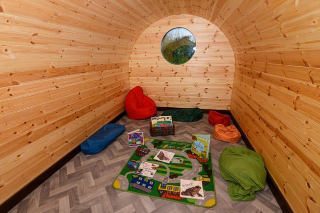 Inside the new learning pods that Wray Primary School have officially opened. Photo: Kelvin Stuttard