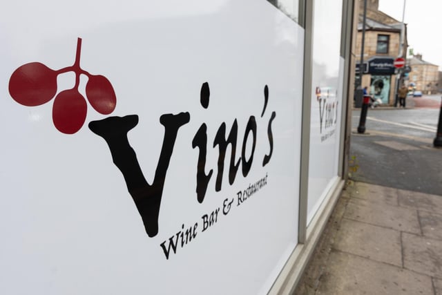 Exterior of Vino's Wine Bar & Restaurant on North Road in Lancaster City Centre. Photo: Kelvin Stuttard.