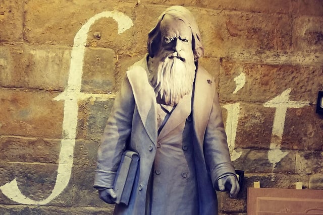 Alan Ward has also made a John Ruskin sculpture to go alongside Beatrix Potter.