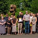 The Holgates team with their Cumbria Tourism award.