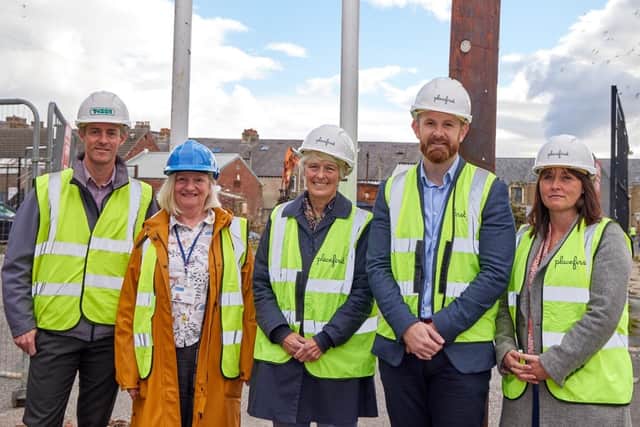 Placefirst representatives and councillors from Lancaster City Council at the Bold Street site.