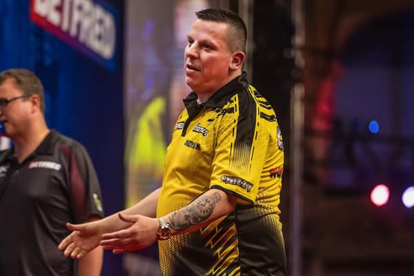 Dave Chisnall was beaten in round two of the PDC's NEO.bet Baltic Sea Darts Open in Germany Picture: Taylor Lanning/PDC