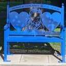 George Hinds memorial bench was unveiled in Happy Mount Park by TT legend John McGuinness. The bench depicts George's smiling face and reads: "Snatched from our lives but not from our hearts".