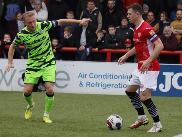 Donald Love is set to miss Morecambe's match against Peterborough United Picture: Ian Lyon