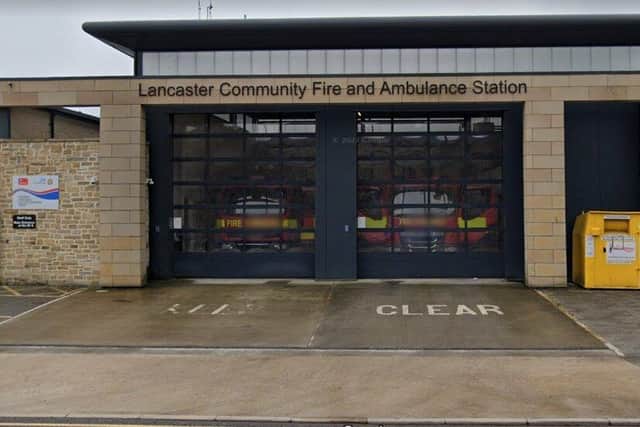 Lancaster fire station is due to move to a new flexible shift system (image:  Google)