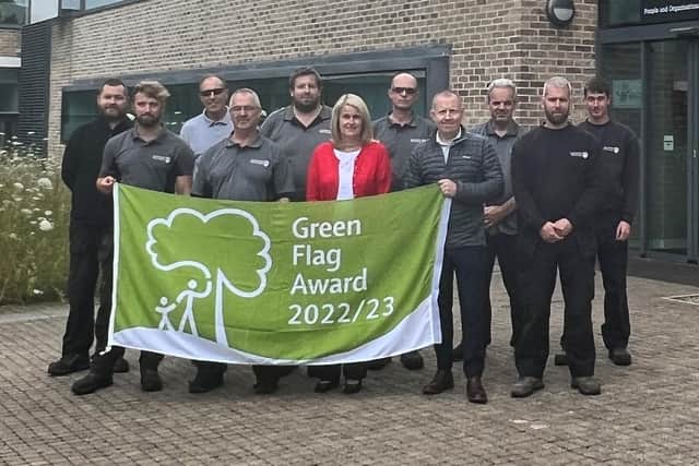 Lancaster University is celebrating its 11th Green Flag Award.