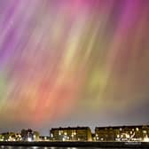 The Northern Lights over Morecambe Bay by Ian Lane.
