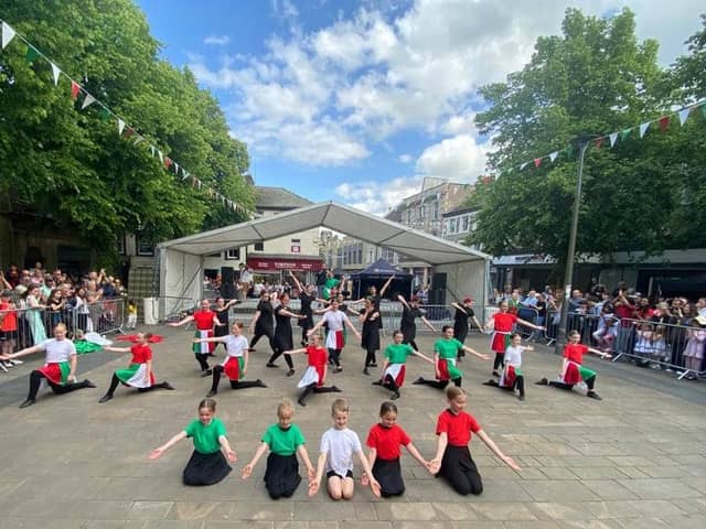 Young dancers at this year's Festa Italia. Image Coutesy of The Dance Hub, Lancaster