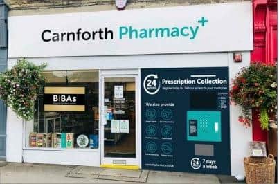 This is how Carnforth pharmacy would like if a prescription 'hole-in-the-wall' is installed.