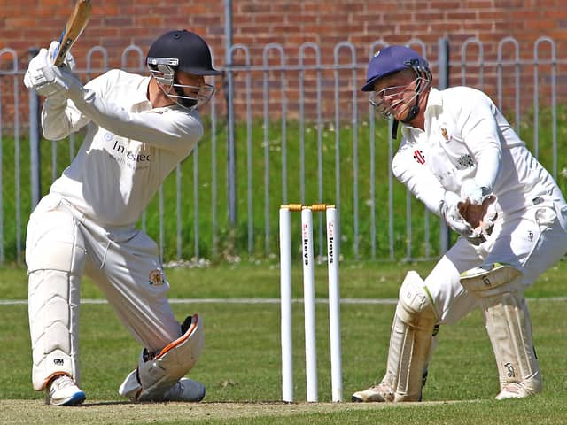 Stefan Dixon contributed runs and wickets in Morecambe's Meyler Cup victory on Sunday Picture: Tony North