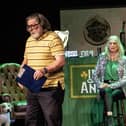 Ricky Tomlinson and Catherine Rice in Irish Annie's. Picture by David Munn Photography.