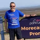 Paul James from Overton does the Morecambe Parkrun as a regular part of his 45k+ training walks.