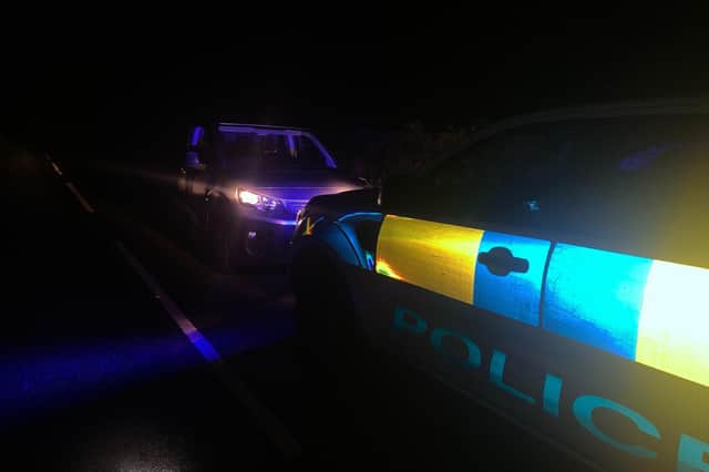 The men were arrested in Quernmore on Sunday night.