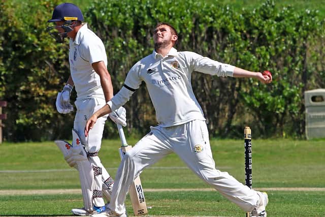 Stefan Dixon collected three wickets in Morecambe's weekend win Picture: Tony North