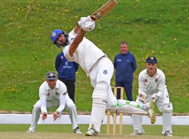 Irfan Khan struck 76 in Lancaster CC's weekend defeat Picture: Tony North