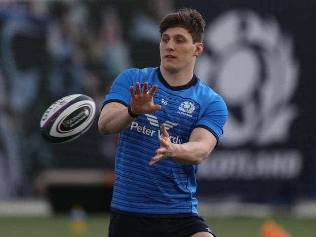 A first Scotland start for the Glasgow flanker but on the blindside rather than his usual position of openside.