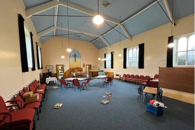 The main worship area at the church in Halton. Picture courtesy of Lamb and Swift Commercial Agents.