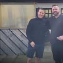 DJ Matt Thiss (right) who runs Harry's Bar in Morecambe with his family, has taken over as landlord at the Golden Ball Hotel at Snatchems Free House.