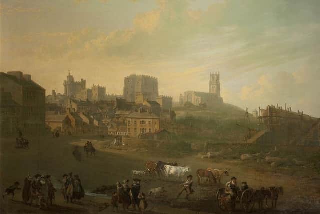 ‘Lancaster from Cable Street’ (1798) by Julius Caesar Ibbetson, one of the images held at Lancaster City Museum which the project team will use to generate a relief version for individuals with sight loss to engage with.