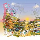 Artist's impression of the Eden Project Morecambe experience.