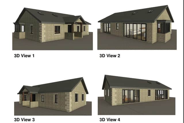 Some of the house styles planned for  land north of Rectory Gardens in Cockerham.