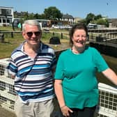 Nicholas Thorn, a parish councillor, and Green Party councillor Sally Maddocks of Lancaster City Council, who lives at Glasson Dock.
