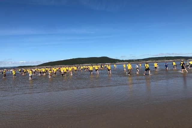 Like Technologies kicked off their fundraising efforts by joining the North West Air Ambulance Cross Bay walk on Sunday July 10.