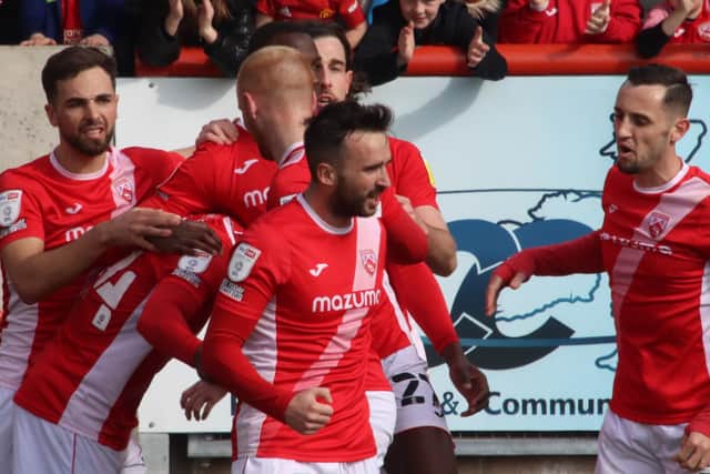 Morecambe claimed their first win since January in beating Burton Albion