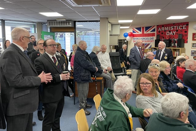 There was a really good turnout at the official opening of the veterans hub and drop-in centre in Morecambe.