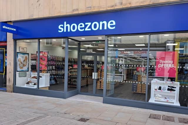 The new shoezone store in Penny Street, Lancaster.