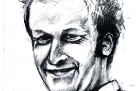 A drawing of David Rucastle.