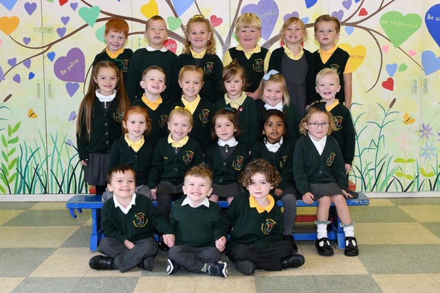 This year's reception class.