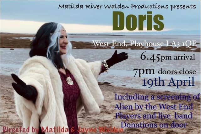 Matilda Walden presents Doris at the West End Playhouse in Morecambe on April 19.