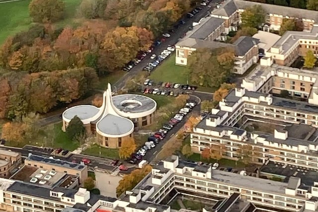 Lancaster University campus at Bailrigg.