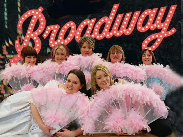 Red Rose Amateur Operatic and Dramatic Society members who presented 42nd Street to Grand audiences.