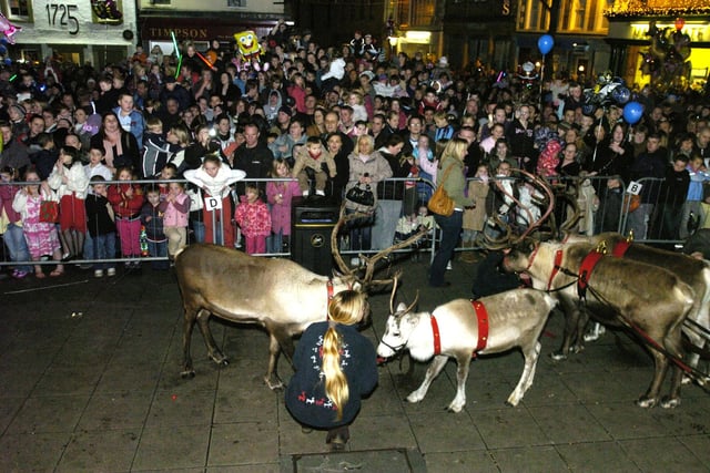Lancaster Christmas lights switch-on in 2008.