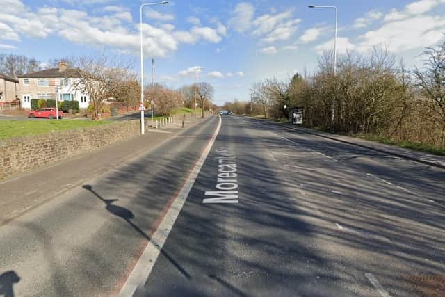 Drivers are being asked to use the bus lane for a short stretch. Photo: Google Street View