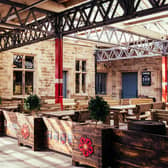 The Tite & Locke at Lancaster Railway Station. The Lancaster Brewery owned pub is bidding for a National Heritage Rail Award.