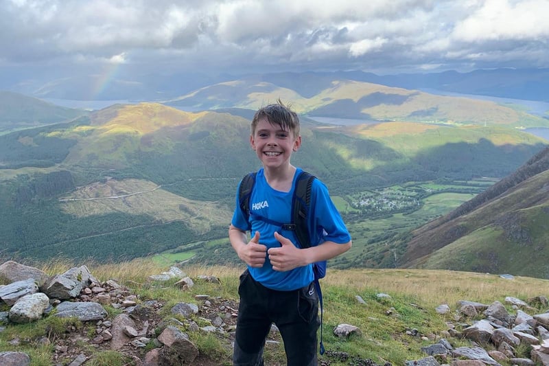 Dylan Hay led the team on the National Three Peaks Challenge.