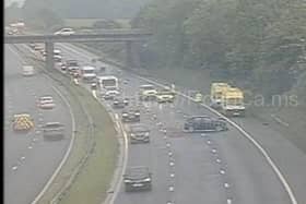 All lanes are now open on the M6 northbound following an earlier three-vehicle collision