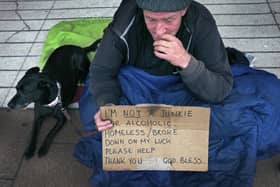 A record number of people were estimated to be sleeping rough in Lancaster last year.