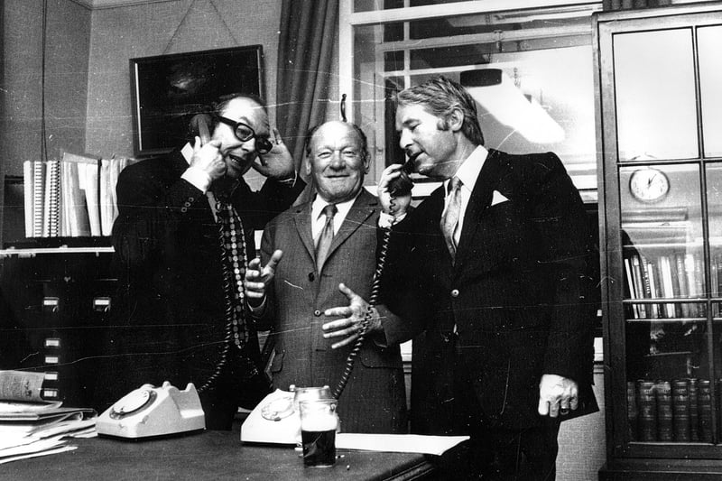 Rare pictures show comedy legend Eric Morecambe visiting Lancaster and ...