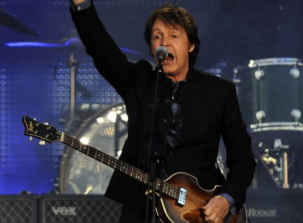 Sir Paul McCartney. Picture by Jane Barlow.