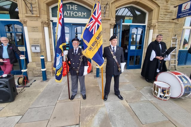 The Armed Forces Day service at The Platform. Picture by Mal Neill.