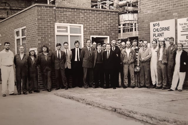 This photo was taken outside the ICI factory in Fleetwood in June 1992, do you know what the event was?