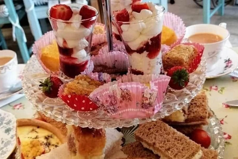 This vintage tearoom on The Promenade at Arnside serves homemade cakes, lunches and the all important afternoon tea.
